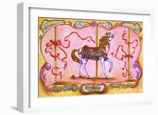 Carousel Horse-Judy Mastrangelo-Framed Giclee Print