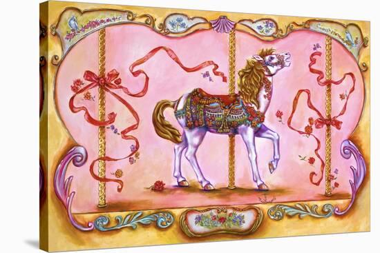 Carousel Horse-Judy Mastrangelo-Stretched Canvas