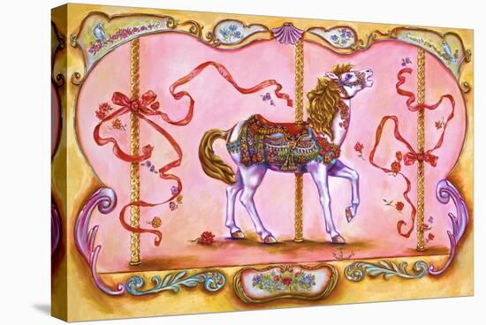 Carousel Horse-Judy Mastrangelo-Stretched Canvas