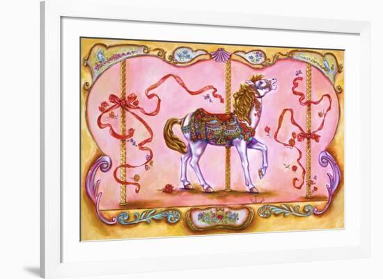 Carousel Horse-Judy Mastrangelo-Framed Giclee Print