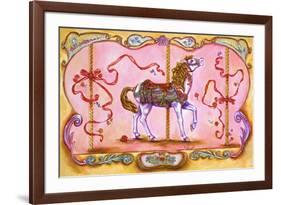 Carousel Horse-Judy Mastrangelo-Framed Giclee Print