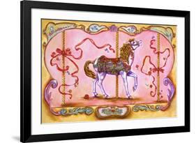 Carousel Horse-Judy Mastrangelo-Framed Giclee Print