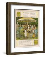 Carousel in the Champs Elysees Paris-Thomas Crane-Framed Art Print