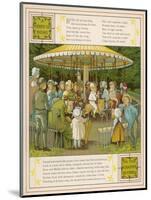 Carousel in the Champs Elysees Paris-Thomas Crane-Mounted Art Print