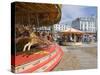 Carousel on Brighton Beach, Brighton, Sussex, England, United Kingdom-Ethel Davies-Stretched Canvas