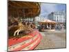 Carousel on Brighton Beach, Brighton, Sussex, England, United Kingdom-Ethel Davies-Mounted Photographic Print