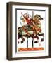 "Carousel Ride,"September 6, 1930-Joseph Christian Leyendecker-Framed Giclee Print