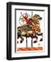 "Carousel Ride,"September 6, 1930-Joseph Christian Leyendecker-Framed Giclee Print