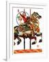 "Carousel Ride,"September 6, 1930-Joseph Christian Leyendecker-Framed Giclee Print