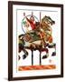 "Carousel Ride,"September 6, 1930-Joseph Christian Leyendecker-Framed Giclee Print