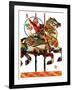 "Carousel Ride,"September 6, 1930-Joseph Christian Leyendecker-Framed Giclee Print