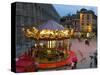 Carousel, Segovia, Castilla Y Leon, Spain-Peter Adams-Stretched Canvas