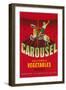 Carousel Vegetable Crate Label-null-Framed Art Print