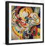 Carousel with Pigs-Robert Delaunay-Framed Premium Giclee Print