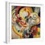 Carousel with Pigs-Robert Delaunay-Framed Premium Giclee Print