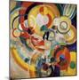 Carousel with Pigs-Robert Delaunay-Mounted Premium Giclee Print