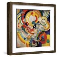 Carousel with Pigs-Robert Delaunay-Framed Art Print