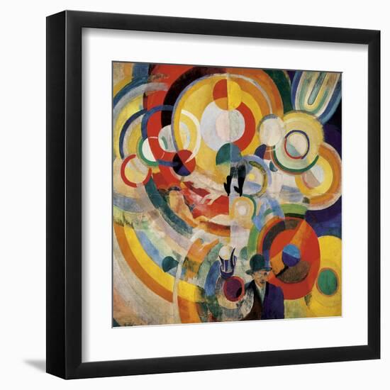 Carousel with Pigs-Robert Delaunay-Framed Art Print