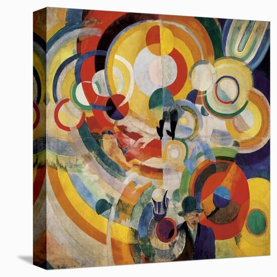 Carousel with Pigs-Robert Delaunay-Stretched Canvas