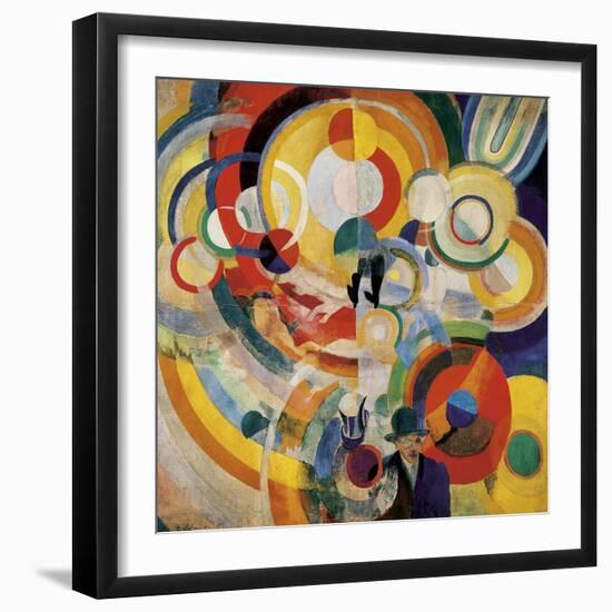 Carousel with Pigs-Robert Delaunay-Framed Art Print