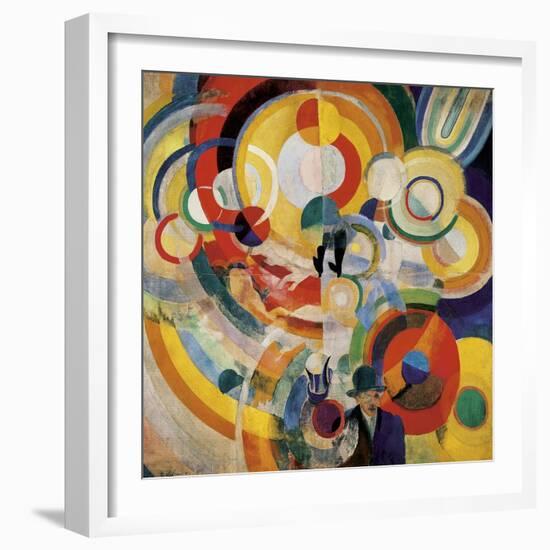 Carousel with Pigs-Robert Delaunay-Framed Art Print