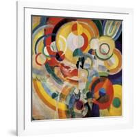 Carousel with Pigs-Robert Delaunay-Framed Art Print