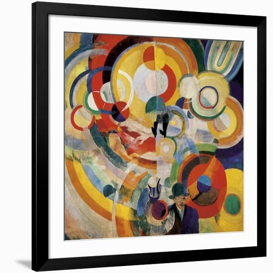 Carousel with Pigs-Robert Delaunay-Framed Art Print