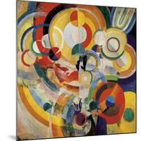 Carousel with Pigs-Robert Delaunay-Mounted Art Print