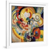 Carousel with Pigs-Robert Delaunay-Framed Art Print