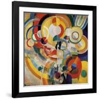 Carousel with Pigs-Robert Delaunay-Framed Art Print