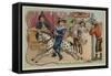 Carousel-null-Framed Stretched Canvas