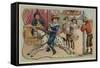 Carousel-null-Framed Stretched Canvas