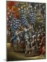 Carousels in Honor of Christina of Sweden in the Courtyard of Palazzo Barberini-Filippo Leonardi-Mounted Giclee Print