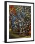 Carousels in Honor of Christina of Sweden in the Courtyard of Palazzo Barberini-Filippo Leonardi-Framed Giclee Print