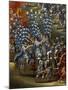 Carousels in Honor of Christina of Sweden in the Courtyard of Palazzo Barberini-Filippo Leonardi-Mounted Giclee Print