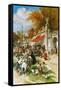 Carousing Soldiers by Emile Antoine Bayard-Emile Antoine Bayard-Framed Stretched Canvas