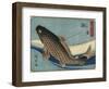 Carp, 1830-1844-Utagawa Hiroshige-Framed Giclee Print