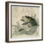 Carp Among Pond Plants, C.1800-Ryuryukyo Shinsai-Framed Giclee Print