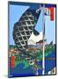 Carp Streamers at Suidobashi-Surugadai-Ando Hiroshige-Mounted Giclee Print