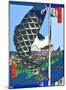 Carp Streamers at Suidobashi-Surugadai-Ando Hiroshige-Mounted Giclee Print