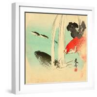 Carp-Zeshin Shibata-Framed Giclee Print