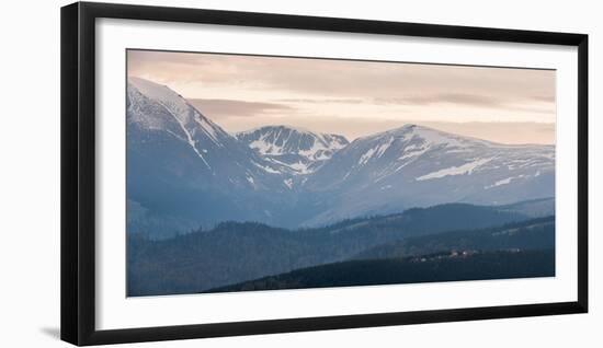 Carpathian Mountains at Ranca at Sunrise, Parang Mountains, Oltenia Region, Romania, Europe-Matthew Williams-Ellis-Framed Photographic Print