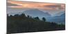 Carpathian Mountains Landscape at Sunrise Near Bran Castle, Transylvania, Romania, Europe-Matthew Williams-Ellis-Mounted Photographic Print