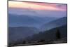 Carpathian Mountains Landscape During a Misty Sunrise, Ranca, Oltenia Region, Romania, Europe-Matthew Williams-Ellis-Mounted Photographic Print