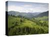 Carpathian Mountains North of Campulung Moldovenesc, Moldavia, Southern Bucovina, Romania, Europe-Gary Cook-Stretched Canvas