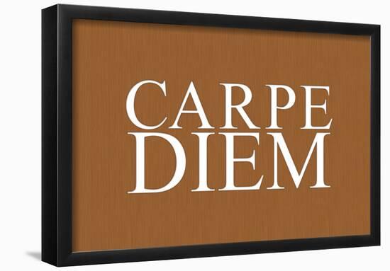 Carpe Diem Art Poster Print-null-Framed Poster