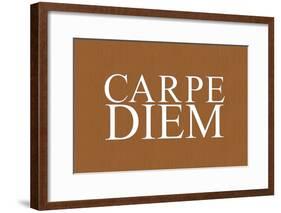 Carpe Diem Art Poster Print-null-Framed Poster