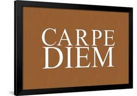 Carpe Diem (Seize the Day, Latin Origin)-null-Framed Art Print