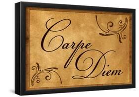 Carpe Diem Seize the Day-null-Framed Poster