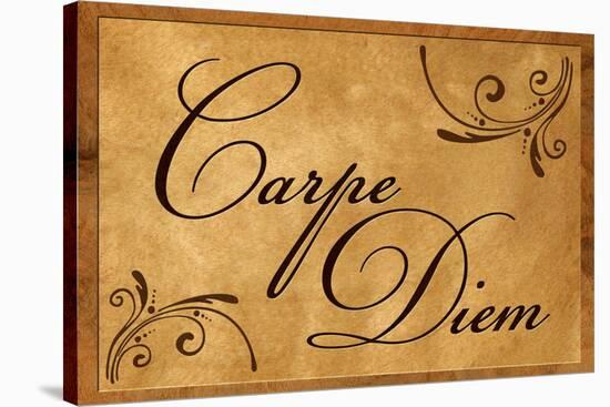 Carpe Diem Seize the Day-null-Stretched Canvas